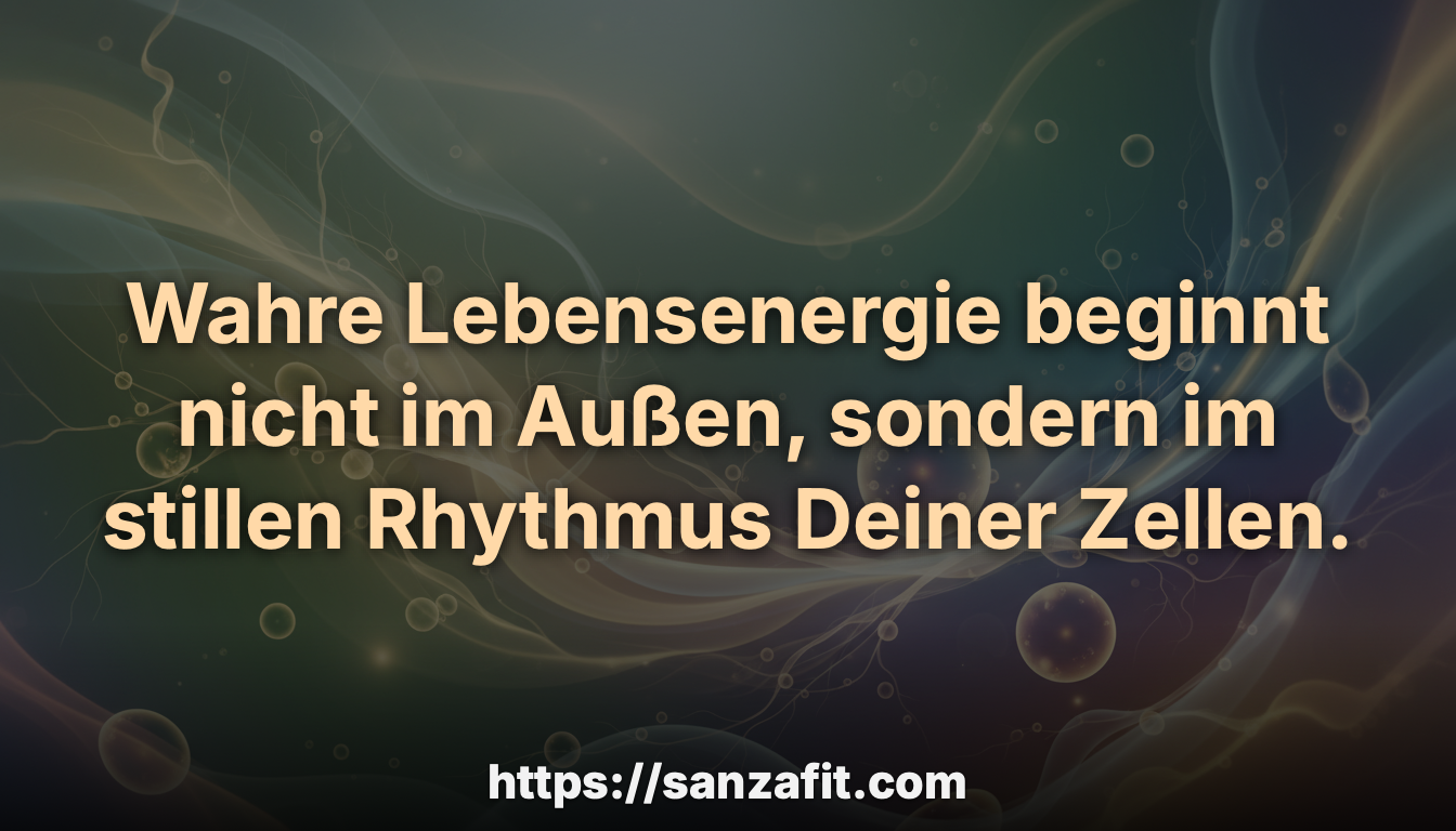 Das Geheimnis Deiner Lebensenergie: Warum wahre Wellness tief in Deinen Zellen beginnt
